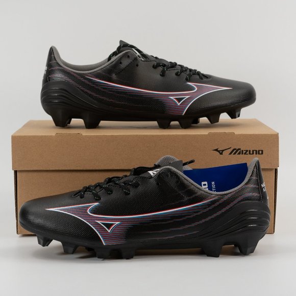 Mizuno Alpha Select \'Black Ignition Red\' P1GA236501 Football Cleats Multi Size main image 6